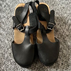 Black MIA clogs